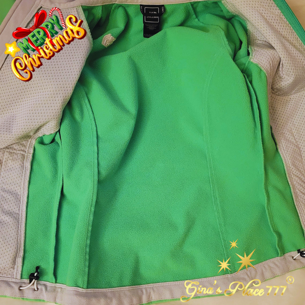 NORTH FACE WOMEN'S TNF APEX BIONIC SOFT SHELL JACKET SIZE LARGE GREEN - Picture 5 of 13